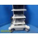 Conmed Linvatec VP8500 Video Cart W/ 6 Narow Shelves, Sec. Monitor & Boom~ 36410