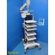 Conmed Linvatec VP8500 Video Cart (Narrow Shelves) VP8525 Articulating Arm~36976