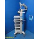 Conmed Linvatec VP8500 Video Cart (Narrow Shelves) VP8525 Articulating Arm~36976
