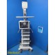 Conmed Linvatec VP8500 Video Cart W/ Narrow Shelves, Articulating Arm &LCD~36411