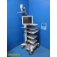 Conmed Linvatec VP8500 Cart (Narrow/Wide Shelves 4:1) W/ Articulating Arm~ 36977