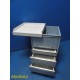 Wooden ENT Procedure/Device/Treatment Cart | 3 Drawer | Integrated Power ~ 37504