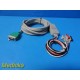 Nihon Kohden 3-Lead ECG Trunk Cable (Model JC-103TA/BR-903PA) W/ Leads ~ 37514