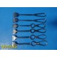 6x V. Mueller Jarit Codman Medsom Volkmann Retractors | 6-Prong Sharp ~ 37056