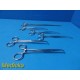 Miltex Surgical Forceps Set – 6Pc | Bainbridge, Mixter, Rochester-Pean ~ 37044