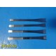 4X Jarit CINELLI Double-Guarded Osteotomes | 12mm & 14mm | STR | OL 6¼" ~ 37122
