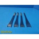 4X Jarit CINELLI Double-Guarded Osteotomes | 12mm & 14mm | STR | OL 6¼" ~ 37122