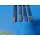 4X Jarit CINELLI Double-Guarded Osteotomes | 12mm & 14mm | STR | OL 6¼" ~ 37122