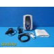 Hill Rom 42M0B 420 Series Vital Signs Masimo SpO2 Monitor W/ Leads & PSU ~ 37099