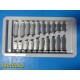 V. Mueller NL9215 Caspar Counter Collis Retractor W/ 10 Blade Pairs & Case~37556