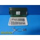 V. Mueller NL9215 Caspar Counter Collis Retractor W/ 10 Blade Pairs & Case~37556
