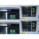 Datascope Passport 2 (Masimo SpO2 ECG NBP T/Print) Colored Monitor & Leads~37183