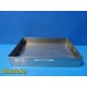 Stainless Steel Surgical Instrument Tray | Perforated Base 20.25" x 13" ~ 37264