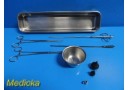 V. Mueller & Dittmar Uterine Instrument Set W/ Tray (8-Pc Kit) ~ 37249