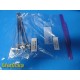 Lot of 3 V. Mueller SU10592 Gray Cystic Duct Forceps – 9" Curved, Serrated~37615