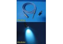 Smith & Nephew Dyonics 720-5180 Fiber Optic Light Cable W/ 2x Adapters ~ 37596