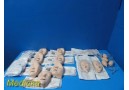 Laerdal Resusci Anne/Baby Accessories Lot – Faces, Bulb Pumps, Airway Set ~37328