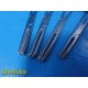Lot of 4 V. Mueller SU2856 & SU2854 Tubing Clamp Forceps | Straight ~ 37617
