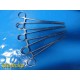 Lot of 4 V. Mueller SU2856 & SU2854 Tubing Clamp Forceps | Straight ~ 37617