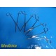Lot of 4 V. Mueller SU2856 & SU2854 Tubing Clamp Forceps | Straight ~ 37617