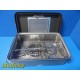 Comprehensive Surgical Instrument Set W/ Case Forceps Scissors Retractor~37746