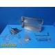 Comprehensive Surgical Instrument Set W/ Case Forceps Scissors Retractor~37746