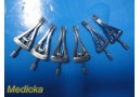 6x SKLAR, DITTMAR, HERWIG Retractor, Alm, Sharp, 4 x 4 Prong, 3 in ~37653