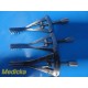6x SKLAR, DITTMAR, HERWIG Retractor, Alm, Sharp, 4 x 4 Prong, 3 in ~37653