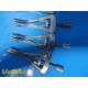 6x SKLAR, DITTMAR, HERWIG Retractor, Alm, Sharp, 4 x 4 Prong, 3 in ~37653