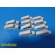 Lot of 10 ASTRO-TRACE ECG/EKG Alligator Clip Adapters White ~ 37473