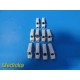 Lot of 10 ASTRO-TRACE ECG/EKG Alligator Clip Adapters White ~ 37473