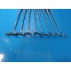 8 x Jarit Assorted Barnhill Adenoid Curette 21.6cm , Size 4, 3, 2, 1 ~12627