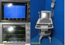 GE Mac 5500HD ECG Machine W CAM14 Module Trolley Battery Accessories 37476