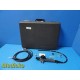 Olympus Fiberoptic Sigmoidoscope W/ Light Cable Brush Cap & Case ~ 37261