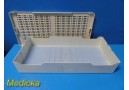 ASP Sterrad Sterilization Container W/ Silicone Mat – 22" x 10.5" x 4" ~ 37410