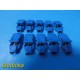 Lot of 10 Philips M2254A ECG Trunk Cable Lead Adapter Clips | NEW ~ 37468