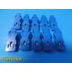 Lot of 10 Philips M2254A ECG Trunk Cable Lead Adapter Clips | NEW ~ 37468