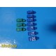Lot of 10 Philips M2254A ECG Snap Adapters Ref 989803106061 ~ 37469
