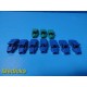 Lot of 10 Philips M2254A ECG Snap Adapters Ref 989803106061 ~ 37469