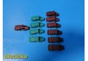Lot of 11 GE Marquette ECG Universal Adapter Clips Ref 9490-214 ~ 37470