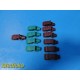 Lot of 11 GE Marquette ECG Universal Adapter Clips Ref 9490-214 ~ 37470