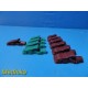 Lot of 11 GE Marquette ECG Universal Adapter Clips Ref 9490-214 ~ 37470