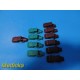 Lot of 11 GE Marquette ECG Universal Adapter Clips Ref 9490-214 ~ 37470