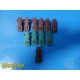 Lot of 11 GE Marquette ECG Universal Adapter Clips Ref 9490-214 ~ 37470