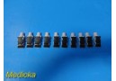 Lot of 10 Philips M2254A Universal ECG Adapter Clips Ref 989803106061 ~ 37471