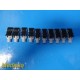 Lot of 10 Philips M2254A Universal ECG Adapter Clips Ref 989803106061 ~ 37471