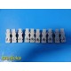 Lot of 10 Philips M2254A Universal ECG Adapter Clips Ref 989803106061 ~ 37471