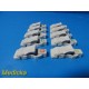 Lot of 10 Philips M2254A ECG NEEDLE to Tab Adapter Clips | White ~ 37472