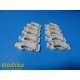 Lot of 10 Philips M2254A ECG NEEDLE to Tab Adapter Clips | White ~ 37472