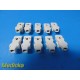 Lot of 10 Philips M2254A ECG NEEDLE to Tab Adapter Clips | White ~ 37472